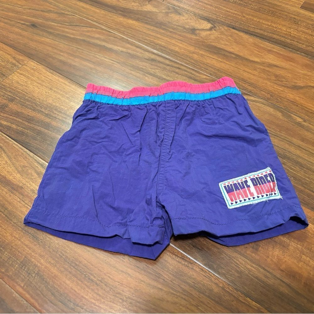 Vintage Purple Board Shorts Swim Trunks Wave Rider